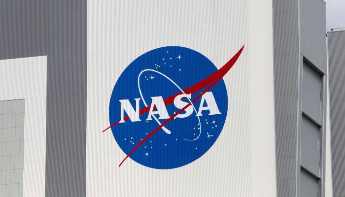The Nasa logo is seen at Kennedy Space Center in Cape Canaveral, Florida, U.S., April 16, 2021. — Reuters