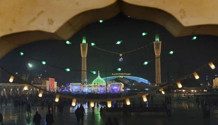 The picture shows the Data Darbar Shrine in this undated photo. — X@GovtofPakistan/File