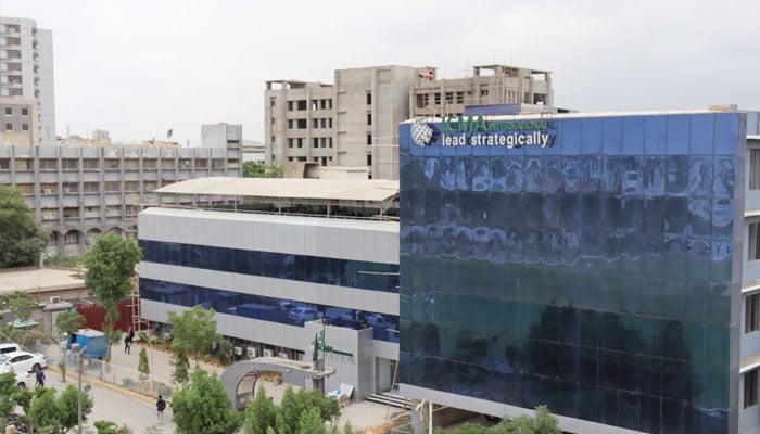 ICMA Pakistan building can be seen. — Facebook@ICMA.Pak/File