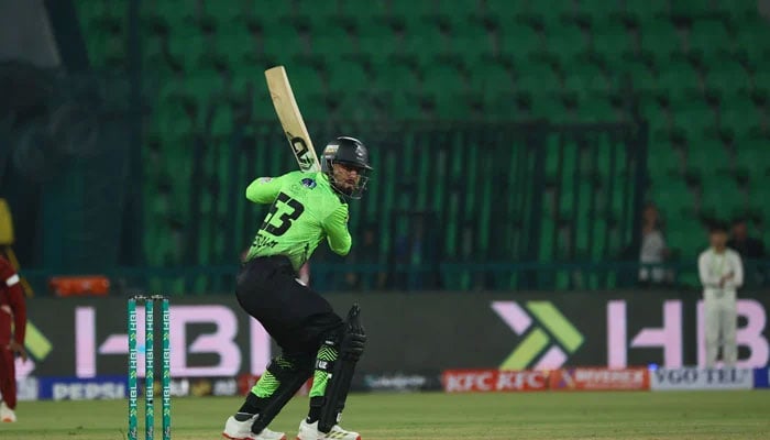 Lahore Qalandars batsman in action. —PCB/File