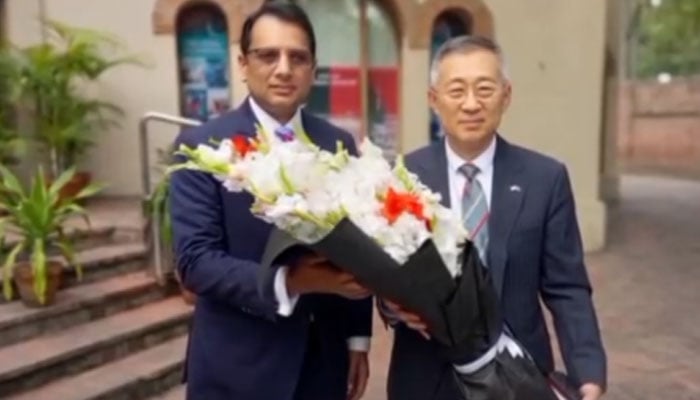 Newly-appointed Chinese Consul General Sun Yan is seen during a visit to the Punjab Board of Investment and Trade (PBIT) on April 2, 2026. — Screengrab via Facebook@investinpunjab