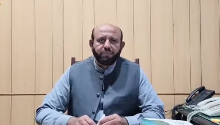 ASA President Dr Amjad Abbas Magsi speaks in a video message. — Screengrab via Facebook@dgspu/File