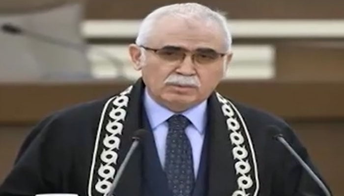 The President of the Constitutional Court of Türkiye Justice Kadir Özkaya. — APP/File