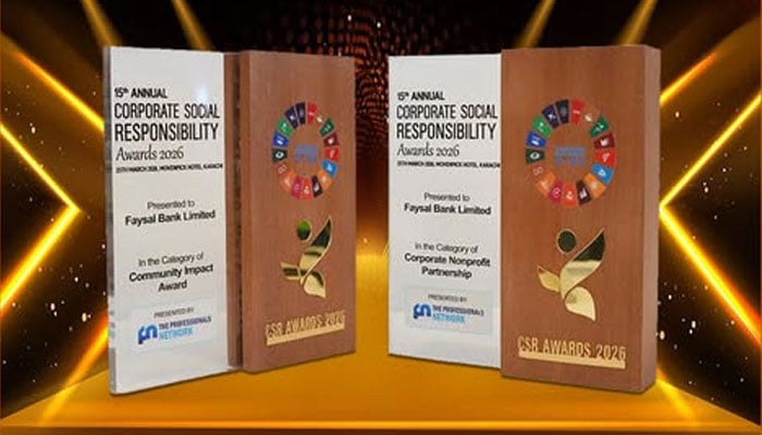 The photo released on April 2, 2026 shows the 15th Annual CSR Awards. — Facebook@FaysalIslami