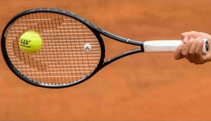 A representational image of a shot during a tennis match. — AFP/File