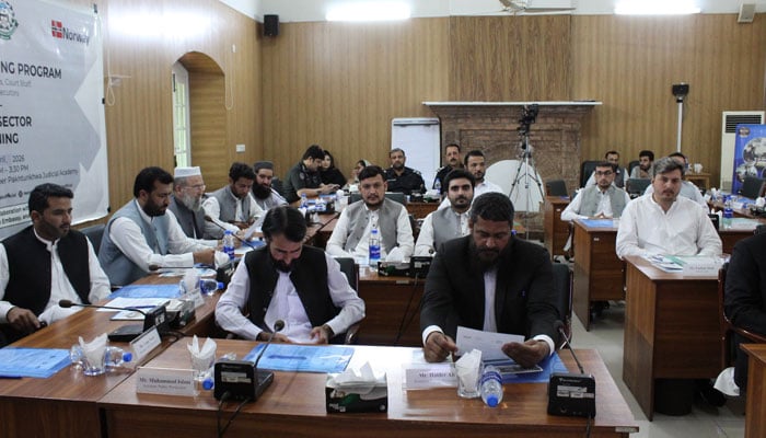 Participants attend a workshop organised by the Mera Ghar - Noor Education Trust (NET) on April 3, 2026. — Facebook@netpakofficial