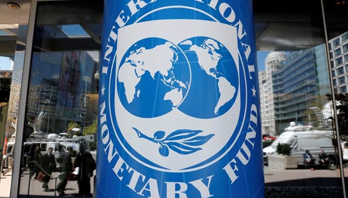 The International Monetary Funds logo is seen outside the global lenders headquarters in Washington, US, April 20, 2018. — Reuters