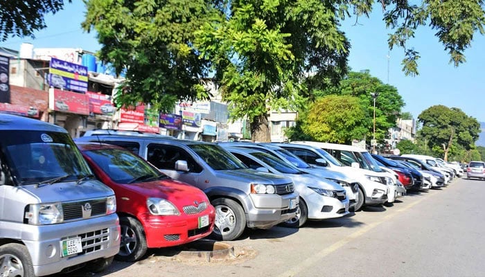 The representational image shows a view of cars parked by the roadside. — Online/File