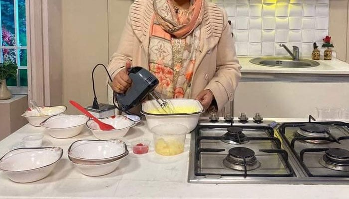 This representational image shows a woman cooking in the kitchen. — APP/File