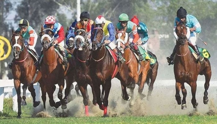 representational image shows a race going on at the Lahore Race Club. —LRC website/File