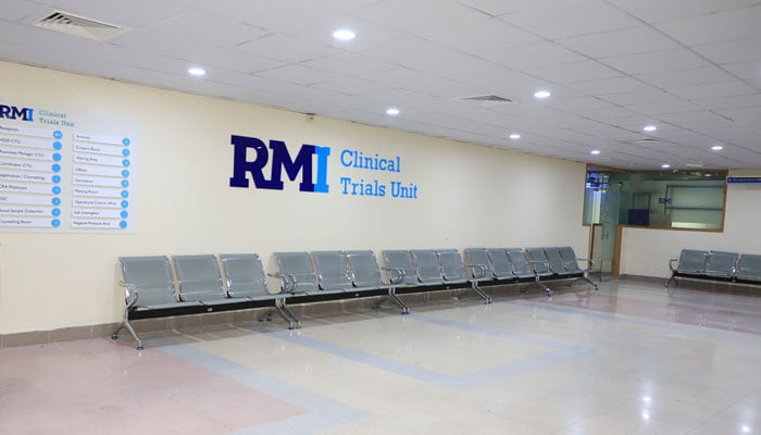 The representational image shows an inside view of the Clinical Trials Unit (CTU) of Rehman Medical Institute (RMI). — RMI/File