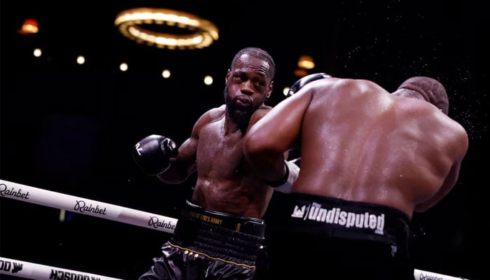 Deontay Wilder in action against Derek Chisora. —Reuters/File