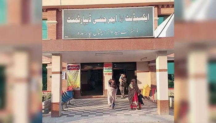 Accident and Emergency Department of the District Headquarters (DHQ) Hospital, Charsadda. — Facebook@District Headquarter Hospital Charsadda/File