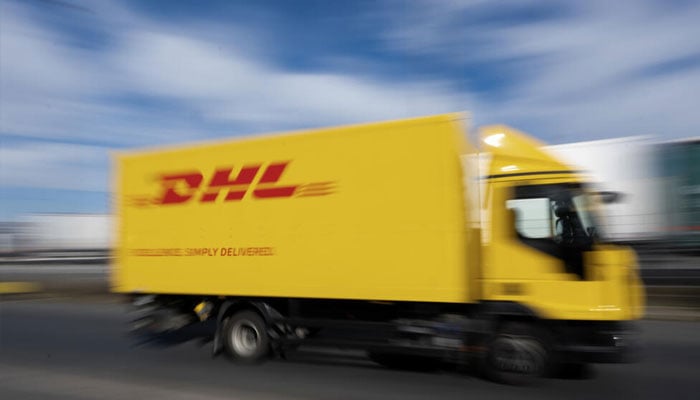 A representational image of a DHL moving van. —AFP/File