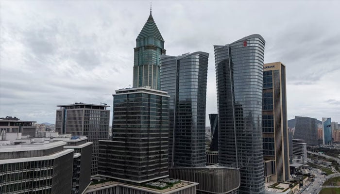 A drone view shows the Istanbul Financial Center in Istanbul, Turkey, April 3, 2026.—Reuters