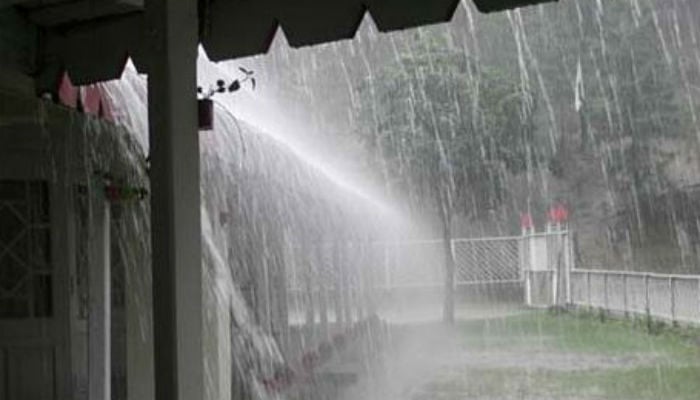 This representational  image depicts a moment of heavy rainfall, in Karachi. — The News/File