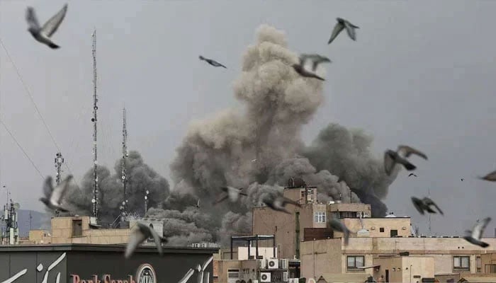 Smoke rises over Tehran on March 2, 2026, amid US and Israeli attacks on the Iranian capital. With most of its proxies severely weakened, the Islamic Republic is facing its most perilous moment largely alone. —Reuters