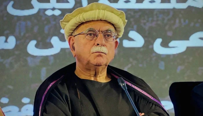 TTAP chief and newly-appointed NA Opposition Leader Mahmood Khan Achakzai. — X@MKAchakzaiPKMAP/File