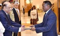Ethiopian Envoy Presents Credentials To President