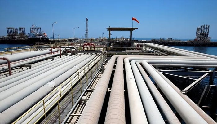 An oil tanker is being loaded at Saudi Aramcos Ras Tanura oil refinery and oil terminal in Saudi Arabia. —Reuters/File