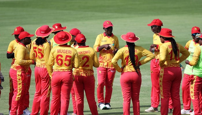 An undated photo of Zimbabwe women’s cricket team. —ICC/File