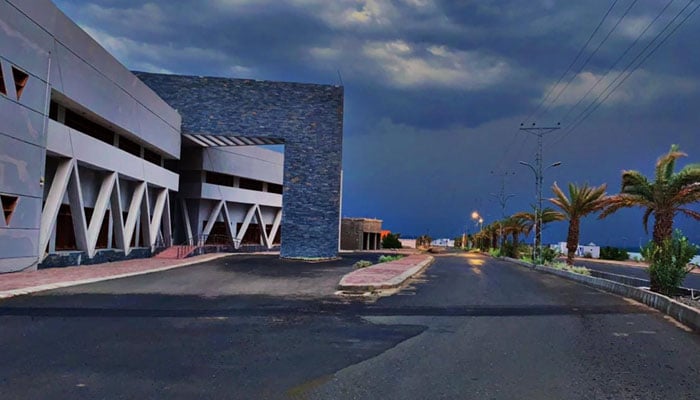 The Mekran Medical College Teaching Hospital building in Turbat.  — Facebook@mmcturbat/File