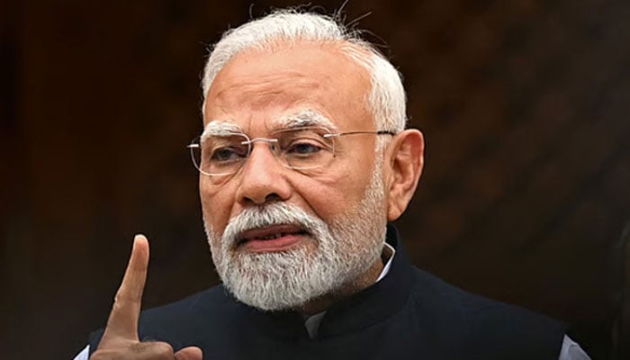 Indian Prime Minister Narendra Modi addressing media. —AFP/File