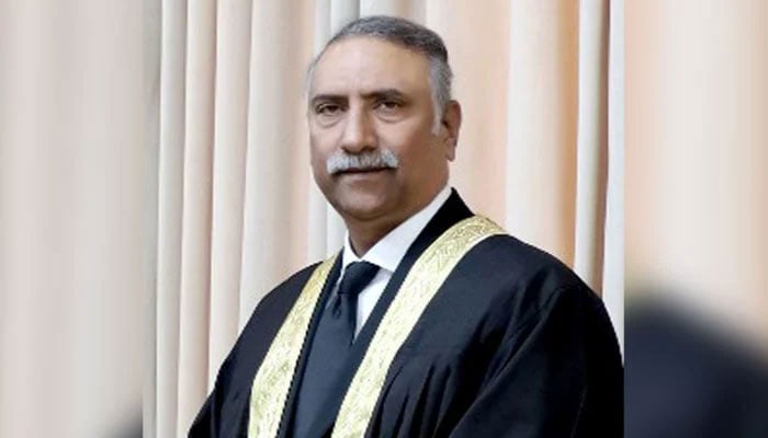 An undated image of IHC CJ Justice Sarfraz Dogar. — IHC website/File