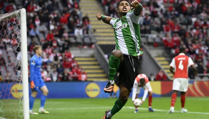 Cucho Hernandez can be seen celebrating. —AFP/File
