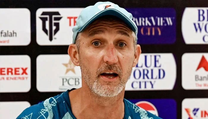 Hyderabad Kingsmen’s head coach Jason Gillespie. — AFP/File