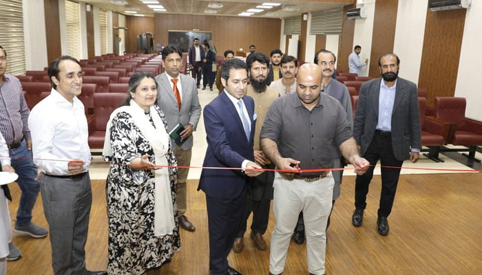Punjab Minister for Education Rana Sikandar Hayat formally inaugurates the online portal for result access on April 9, 2026. — Facebook@RanaSikandarHayat.Official