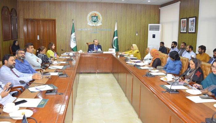 Pakistan-born global health expert Prof Tehmina Mustafa from the University of Bergen visits the University of Health Sciences Lahore (UHS) on April 9, 2026. — Facebook@uhs.lhrofficial