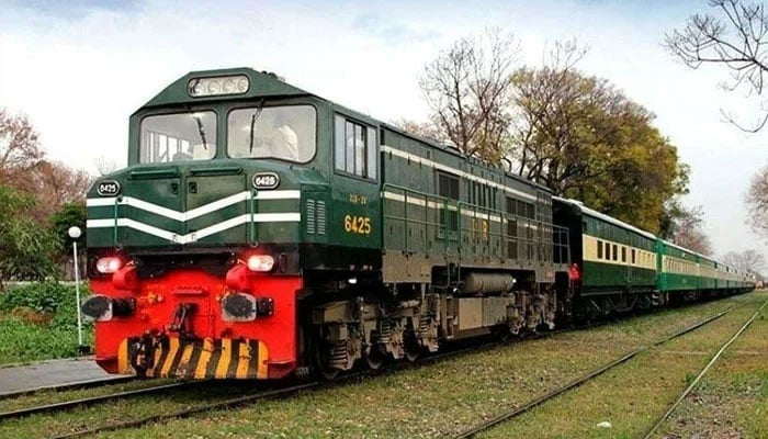 A Pakistan Railways train on way to its destination. — Pakistan Railways/File