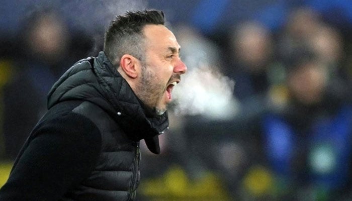 Tottenham manager Roberto De Zerbi arrives with the spluttering north London club languishing just one point above the relegation zone. — AFP/File