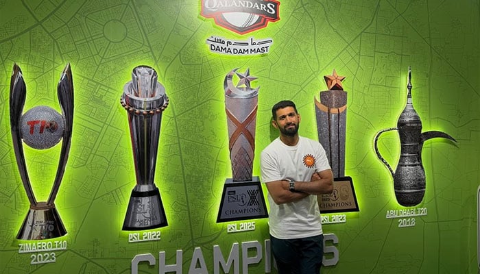 This undated photo shows Lahore Qalandars all-rounder Sikandar Raza. — Facebook/@SRazaButt24