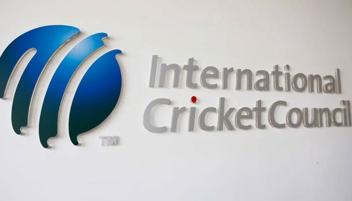 The International Cricket Council (ICC) logo at the ICC headquarters in Dubai, October 31, 2010. — Reuters