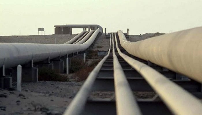 Karachi to Lahore gas pipeline can be seen. —TheNews/File