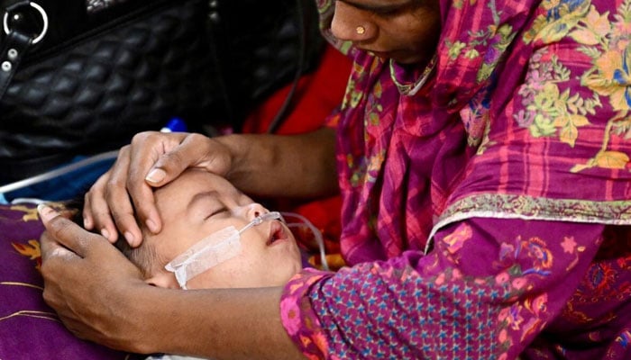 Measles is one of the worlds most contagious diseases, according to the World Health Organization, and spreads via coughs or sneezes. — AFP/File