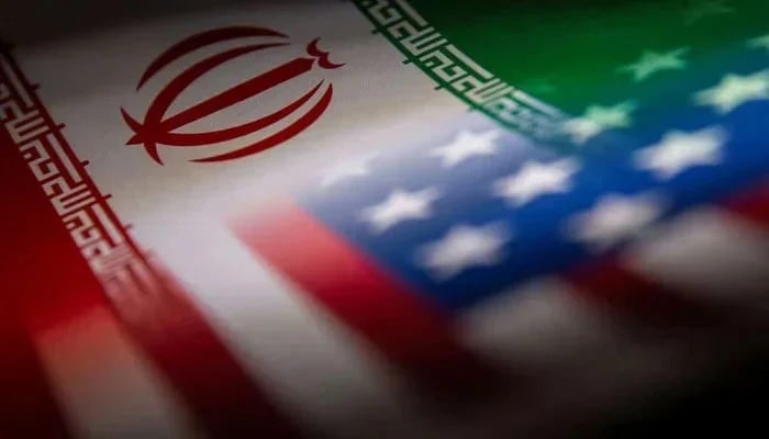 Irans and US flags are seen printed on paper in this illustration taken January 27, 2022. — Reuters