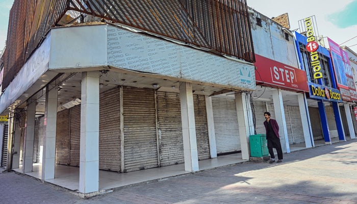 Markets remain closed in the twin cities amid heightened security measures as arrangements have been put in place for the Islamabad Talks 2026 being held in the capital as a diplomatic effort to ease tensions in the region on April 11, 2026. — APP