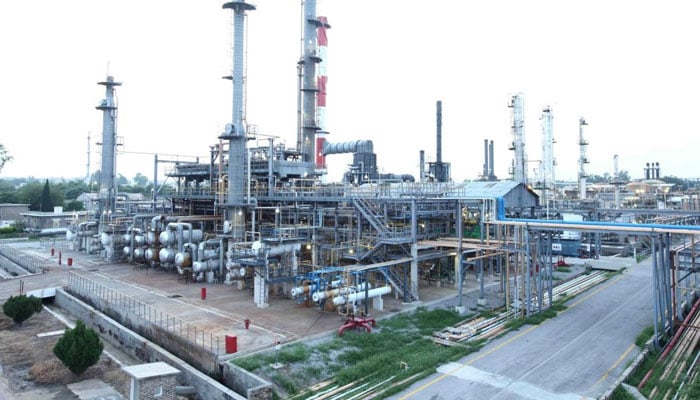 The image shows an overall view of the Attock Refinery Limited (ARL).  — Facebook@attockrefinerylimited/File