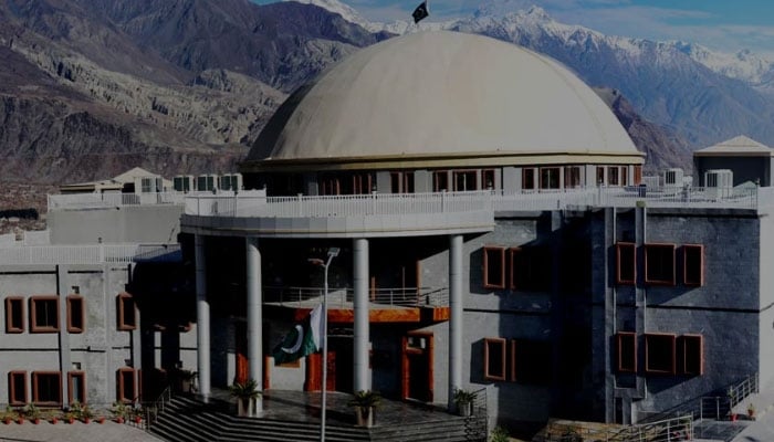 The building of Gilgit Baltistan Assembly seen in this undated photo. — Gilgit Baltistan website/File