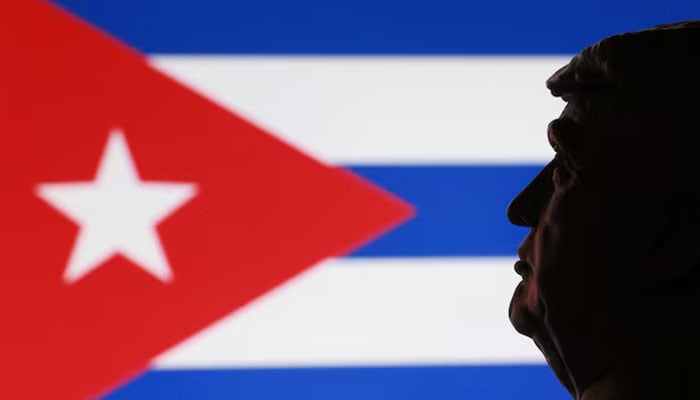 A 3D printed miniature of US President Donald Trump and Cuban flag are seen in this illustration taken January 9, 2026. — Reuters