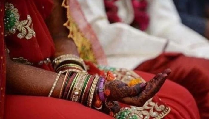 A representational image showing a bride at a wedding. — AFP/File