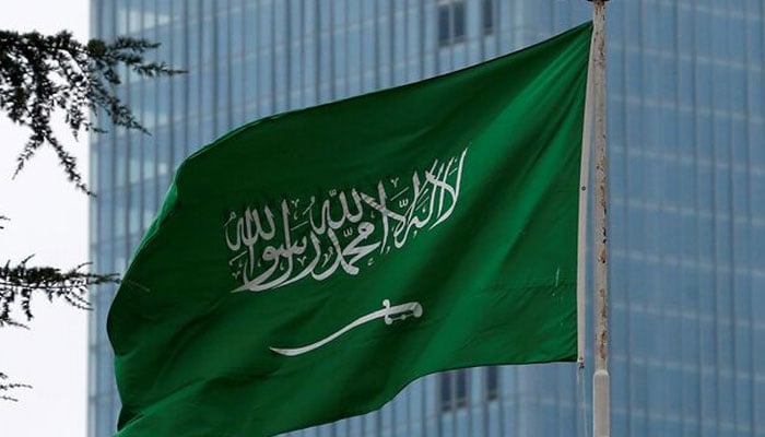 A Saudi flag flutters atop Saudi Arabias consulate in Istanbul, Turkey October 20, 2018. — Reuters