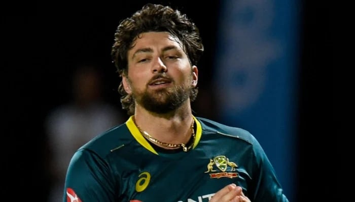 Tim David of Australia celebrates taking the catch to dismiss Brandon King of West Indies during the fifth Twenty20 (T20) international cricket match between West Indies and Australia at Warner Park Sporting Complex in Basseterre, Saint Kitts and Nevis, on July 28, 2025. — AFP