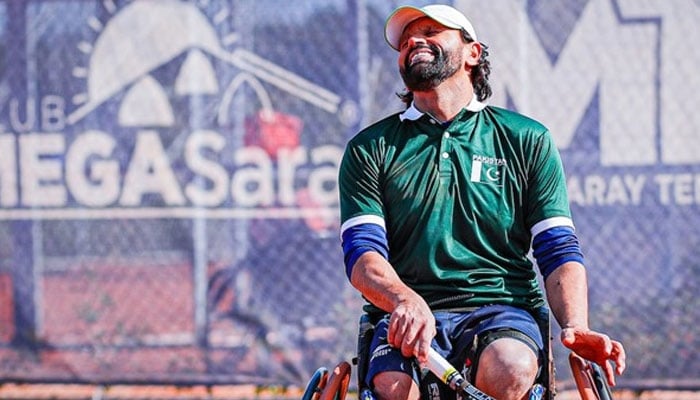 Pakistan’s wheelchair tennis player Asif Abbasi. —ITF/File