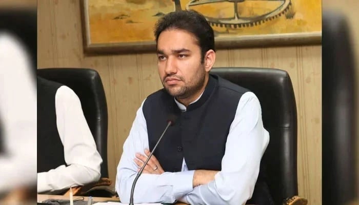 Punjab Minister for Energy, Malik Faisal Ayub Khokhar chairs a meeting on April 24, 2025. — Facebook@mpafaisal161