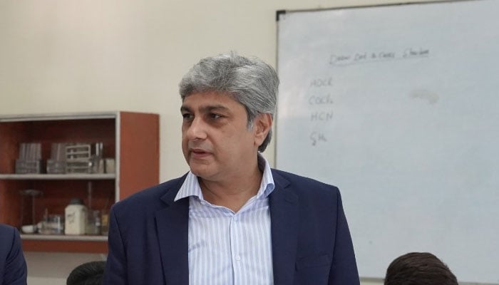 Education secretary Nadeem Mehbub on August 29, 2025.  — X@EduMinistryPK