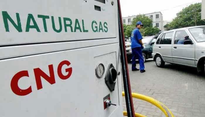 The image shows a Compressed Natural Gas (CNG) filling station. — The News/File